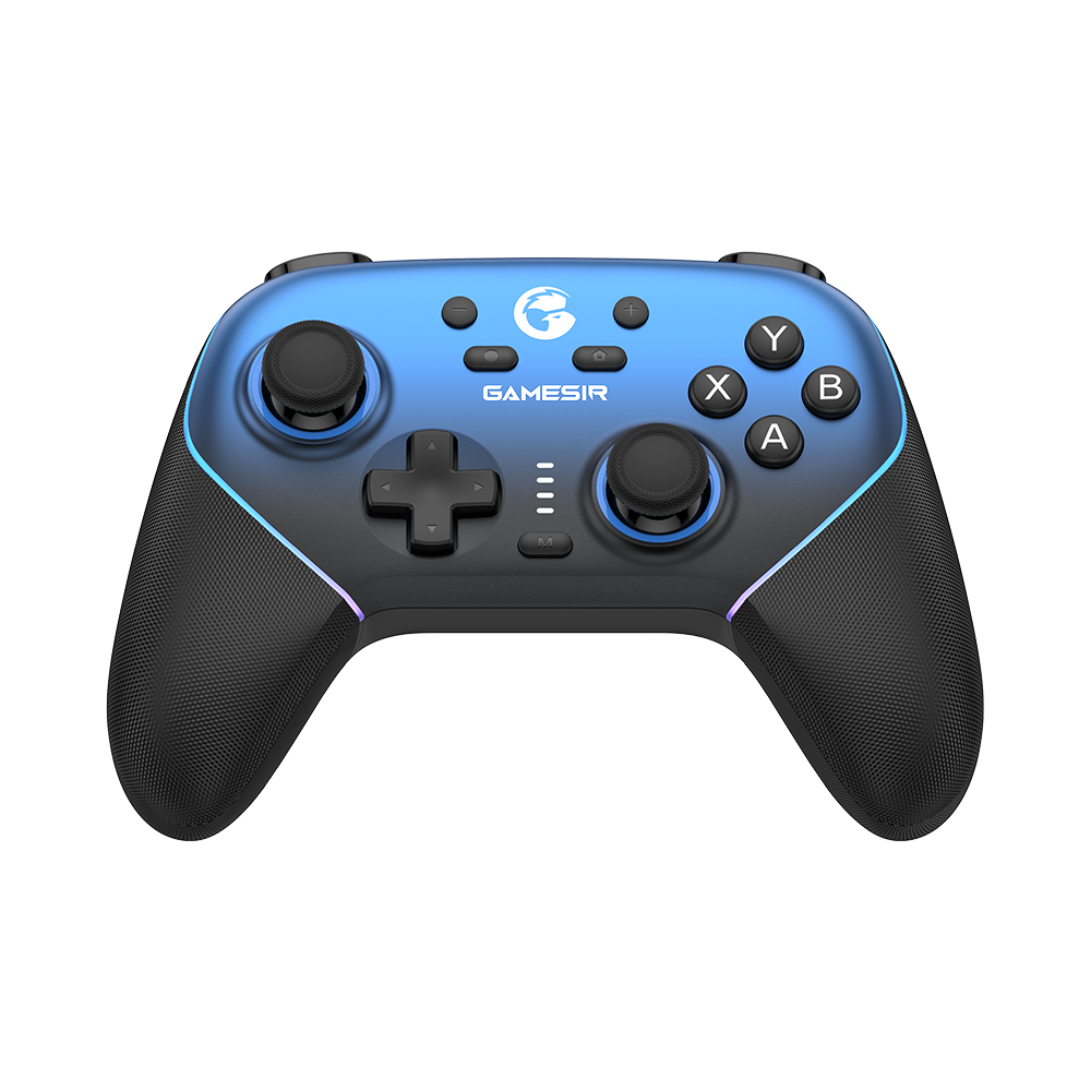 Gamesir Super Nova Multiplatform Game Controller with blue and black design.