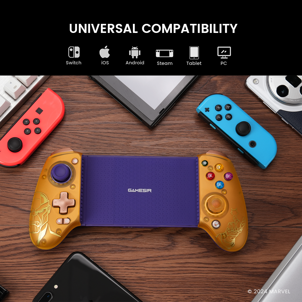 Designed for universal compatibility for Switch, iOS, Android, tablets, and PC