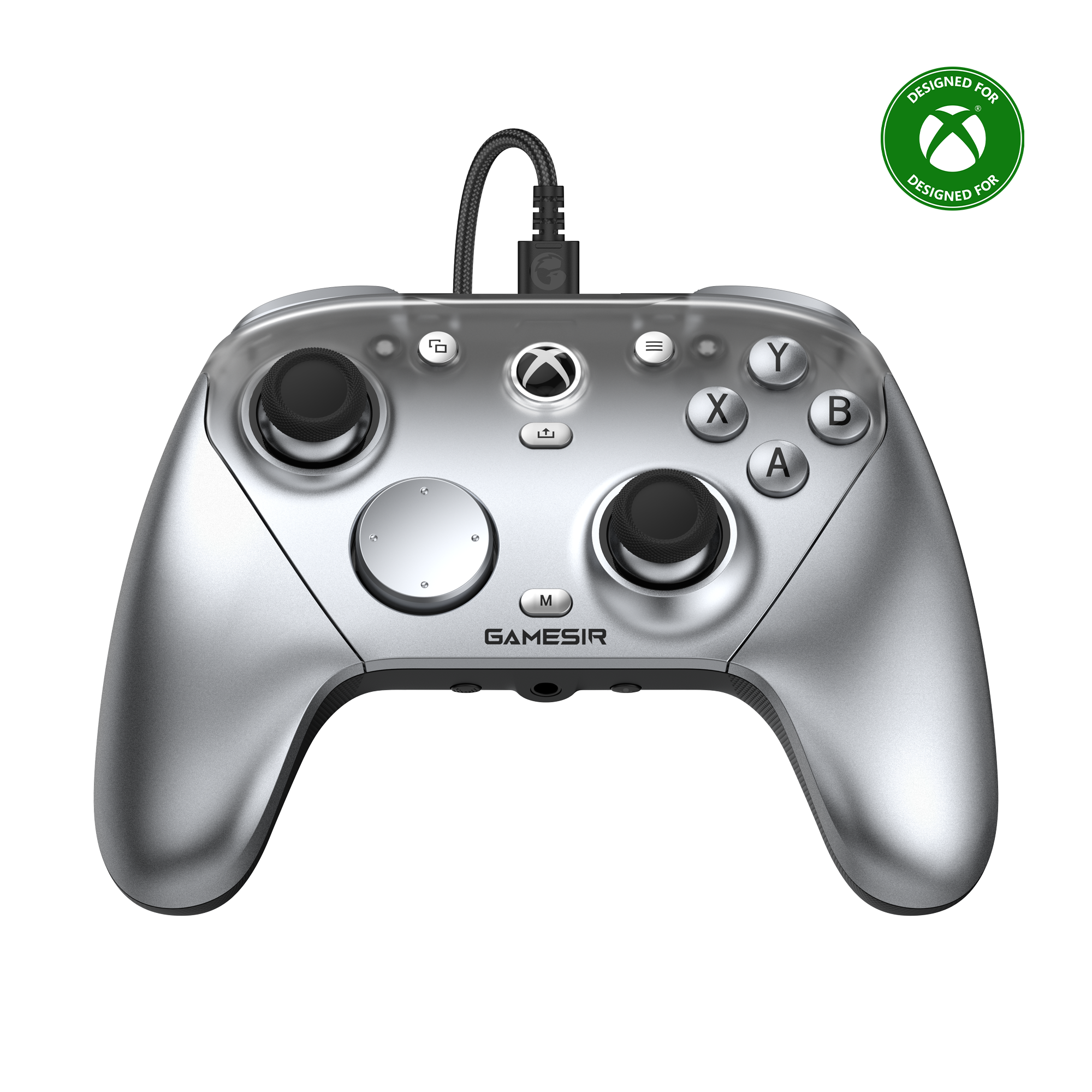 GameSir G7 Pro Tri-Mode Xbox Wired, PC & Mobile Wireless Controller-Metallic Silver