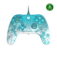 GameSir T7 Pro Floral Wired Xbox controller with floral matte shell and RGB lighting.