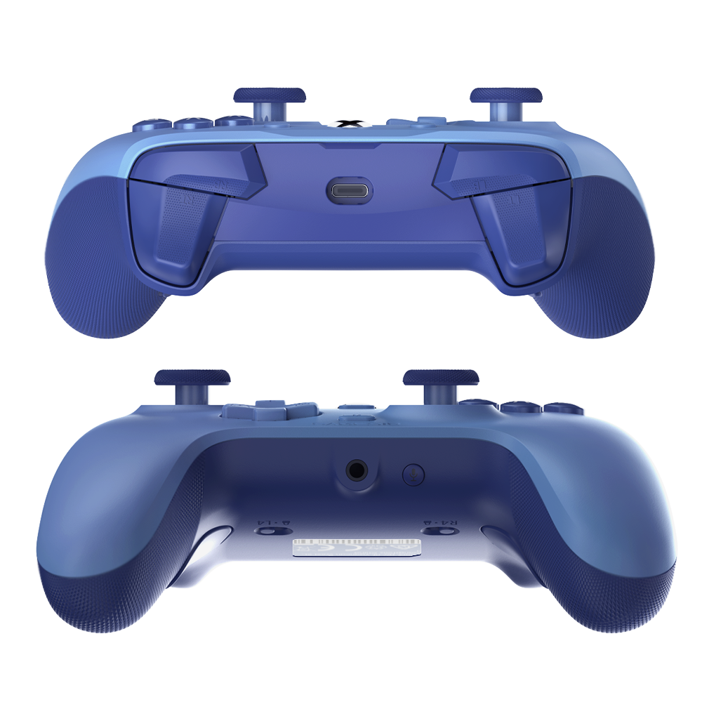 GameSir G7 SE Xbox Wired Controller in Dynamic Blue, showcasing magnetic paint-friendly faceplate and Hall Effect sticks.