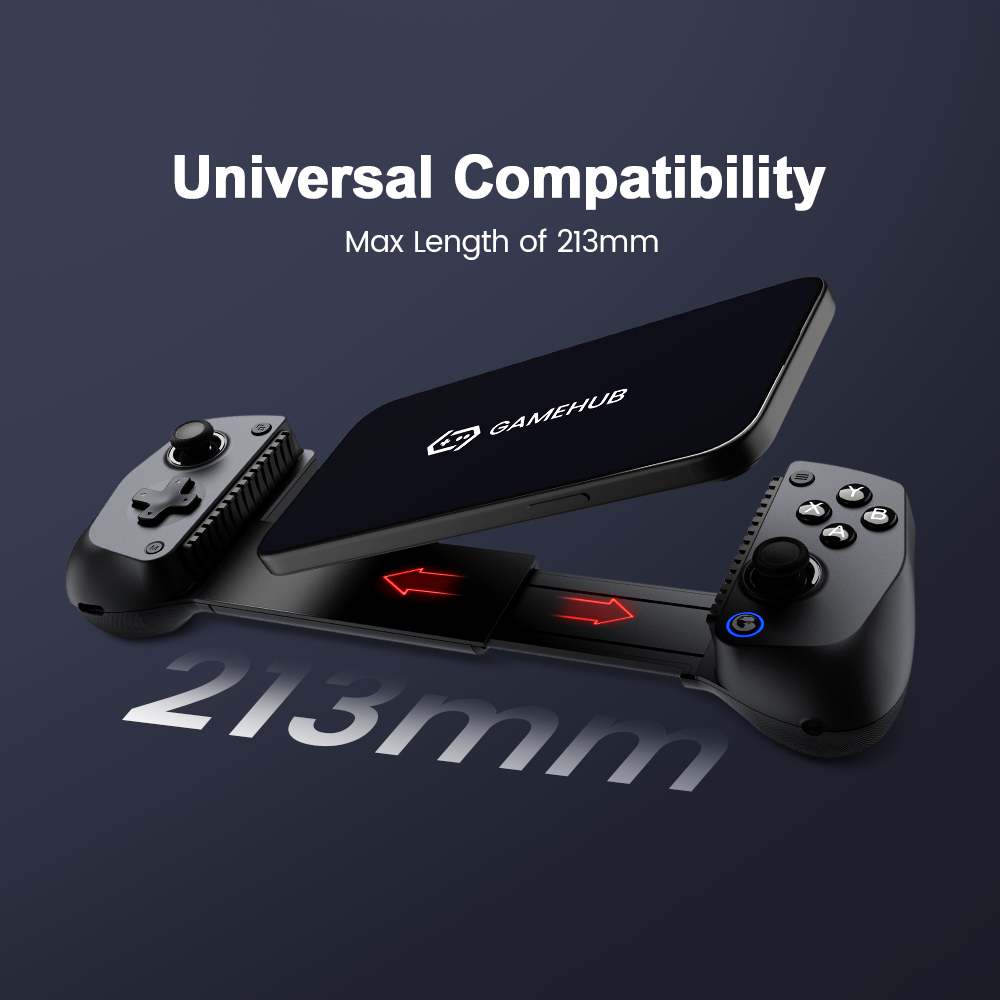universal compatibility (max length of 213mm) of X5 Lite