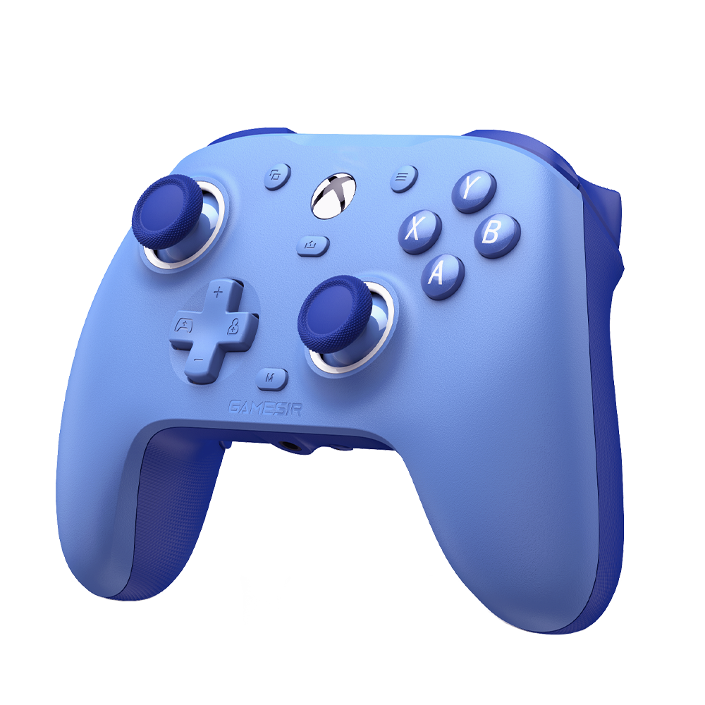 GameSir G7 SE Xbox Wired Controller in Dynamic Blue with magnetic faceplate.