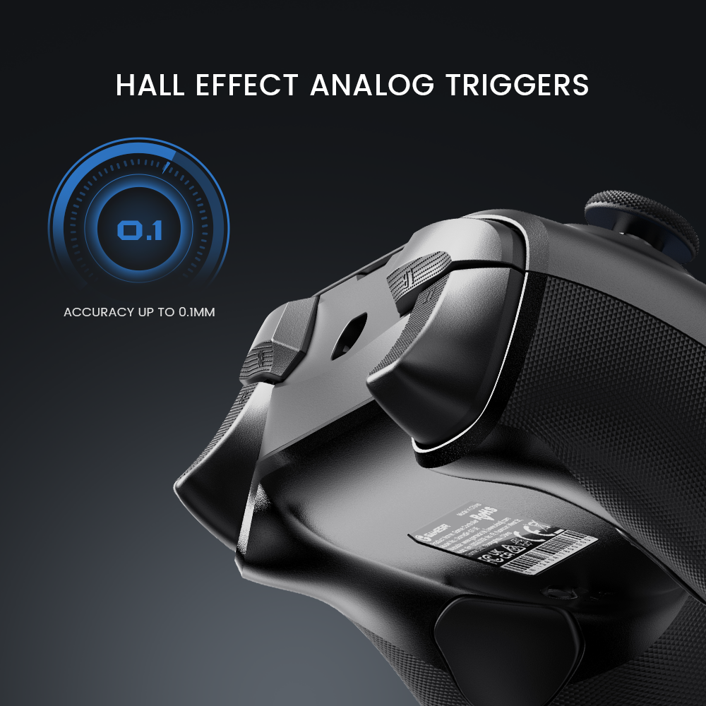 Features two quick-latch back buttons for easy toggling, instantly enable or disable them for tailored gameplay
