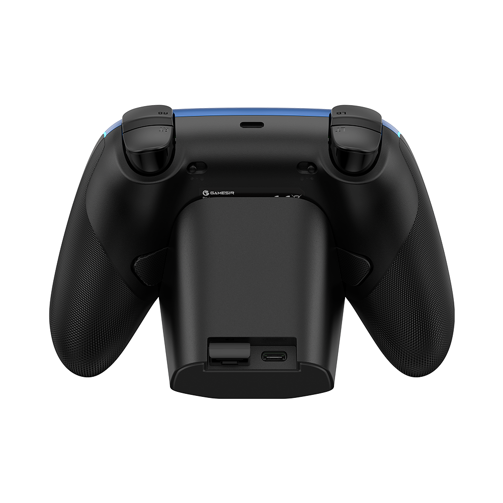 Gamesir Super Nova Multiplatform Game Controller, rear view.