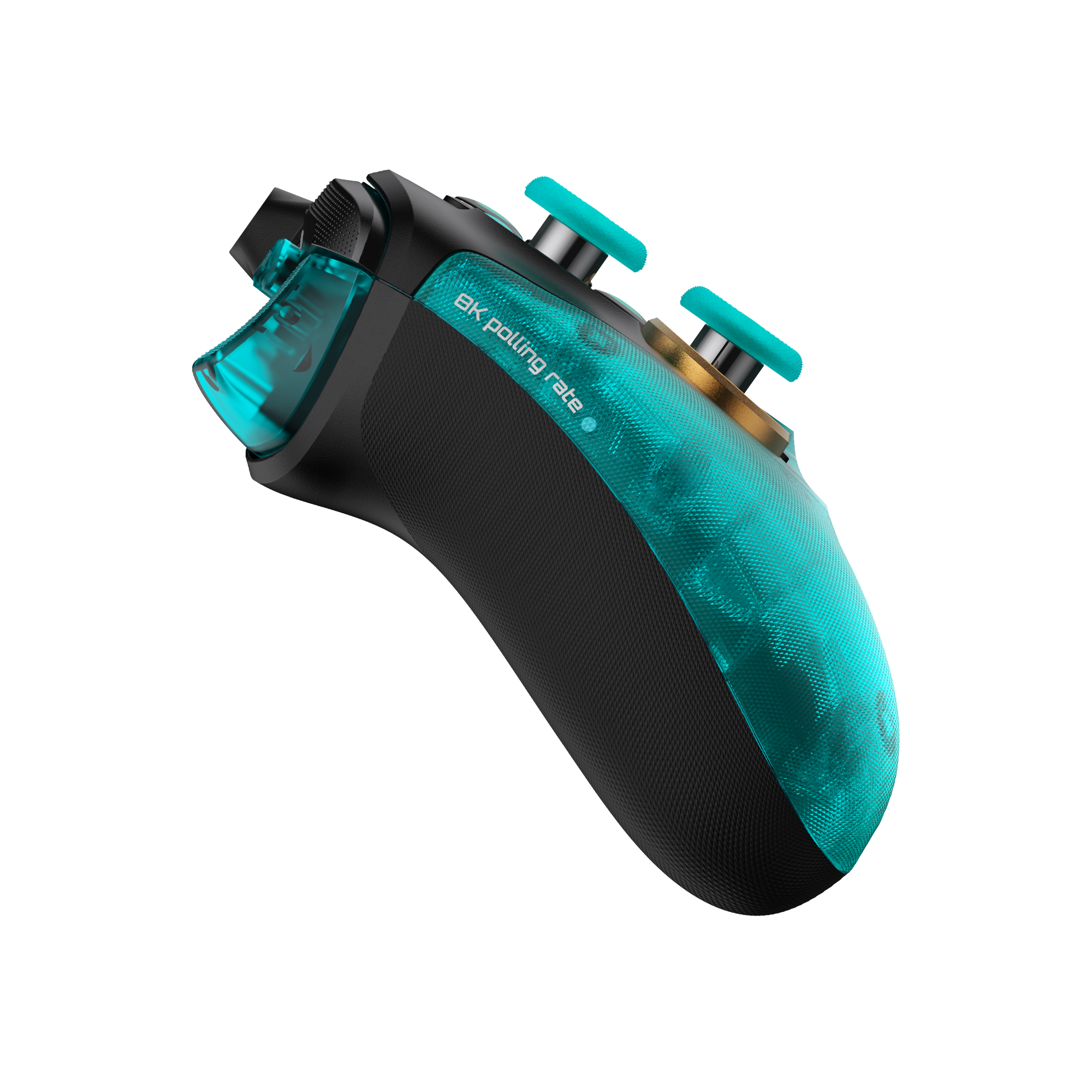 GameSir G7 Pro 8K PC wireless esports controller with cyan Aimlabs design for pro-level gaming performance
