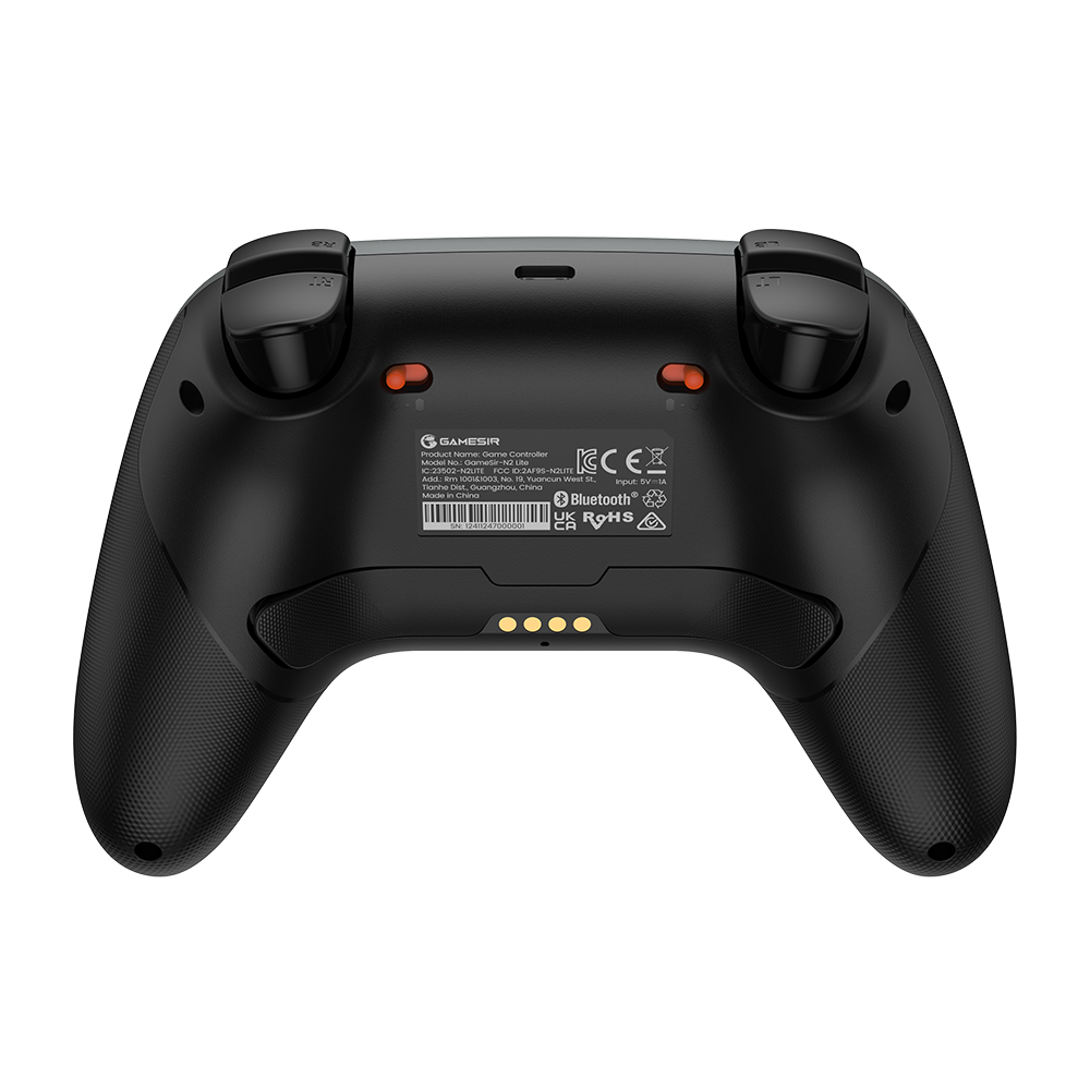 GameSir Nova 2 Lite wireless game controller rear view.