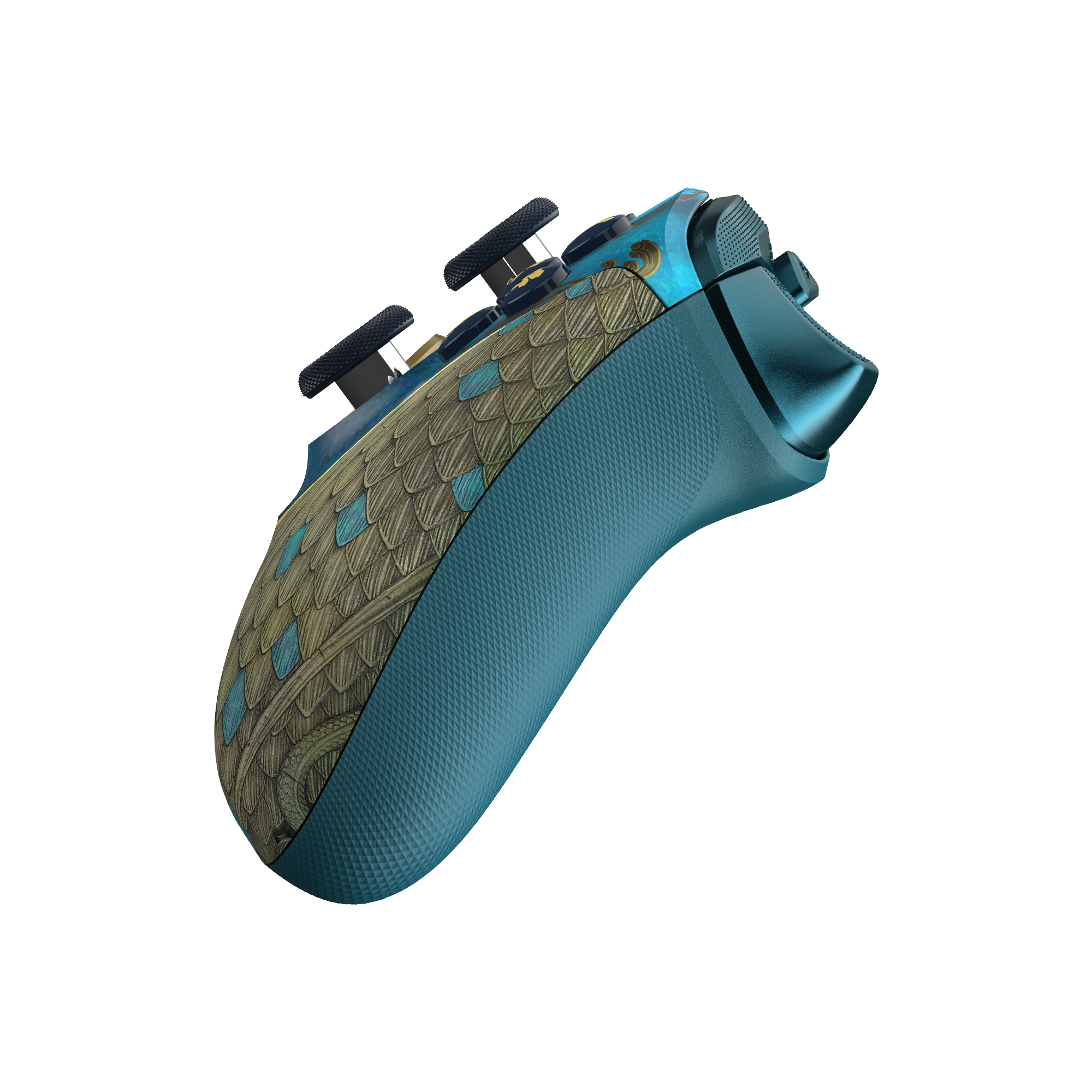 GameSir G7 Pro wireless Xbox controller with Wuchang Fallen Feathers design and textured grip.
