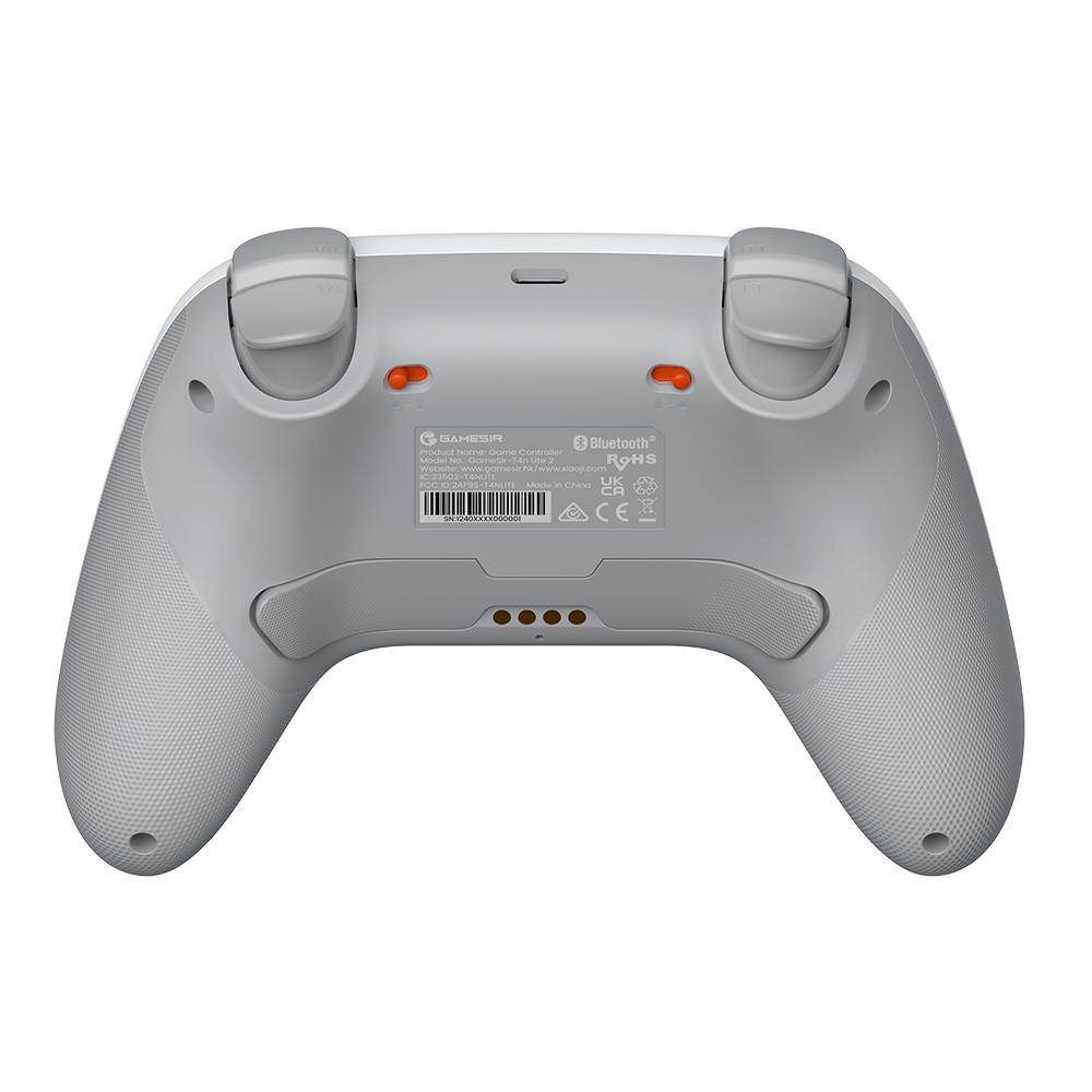 GameSir Nova 2 Lite Multiplatform Wireless Game Controller back view.