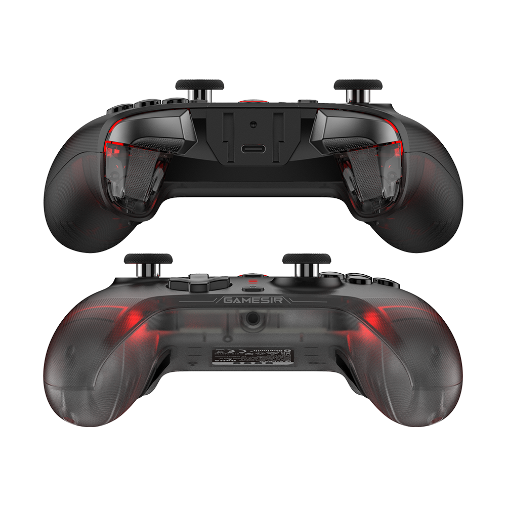 GameSir Cyclone 2 Multiplatform Controller in Shadow Black with RGB lighting and advanced analog triggers.