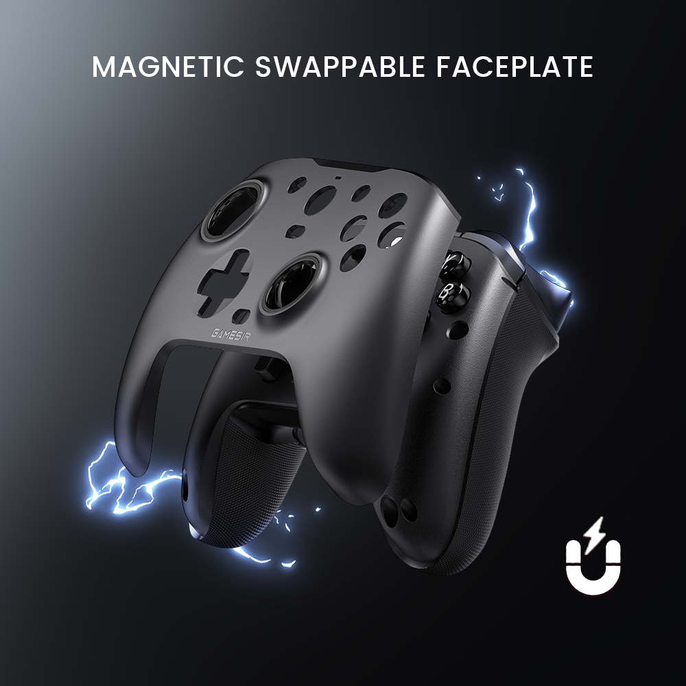 Fully customizable via GameSir Nexus software, offering button mapping, stick & trigger zone adjustments, vibration settings, and exclusive impulse triggers for all games