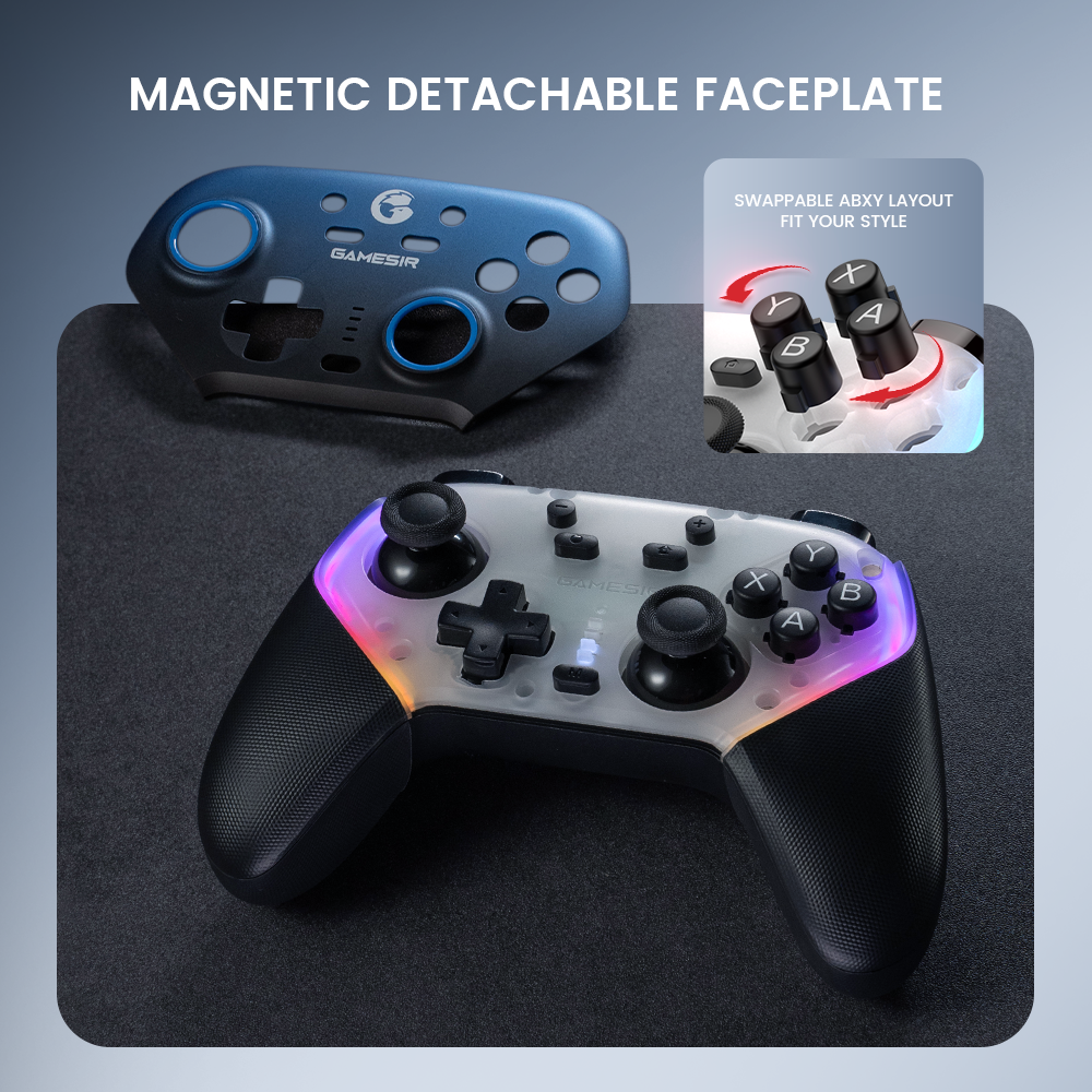 magnetic detachable faceplate