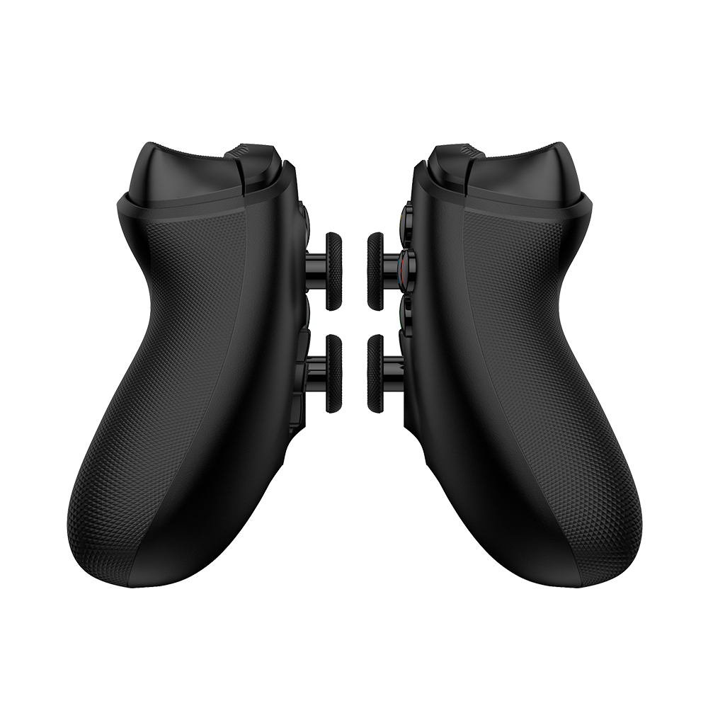 Xbox Wired Controller - Black, GameSir G7 HE back view, ergonomic design.