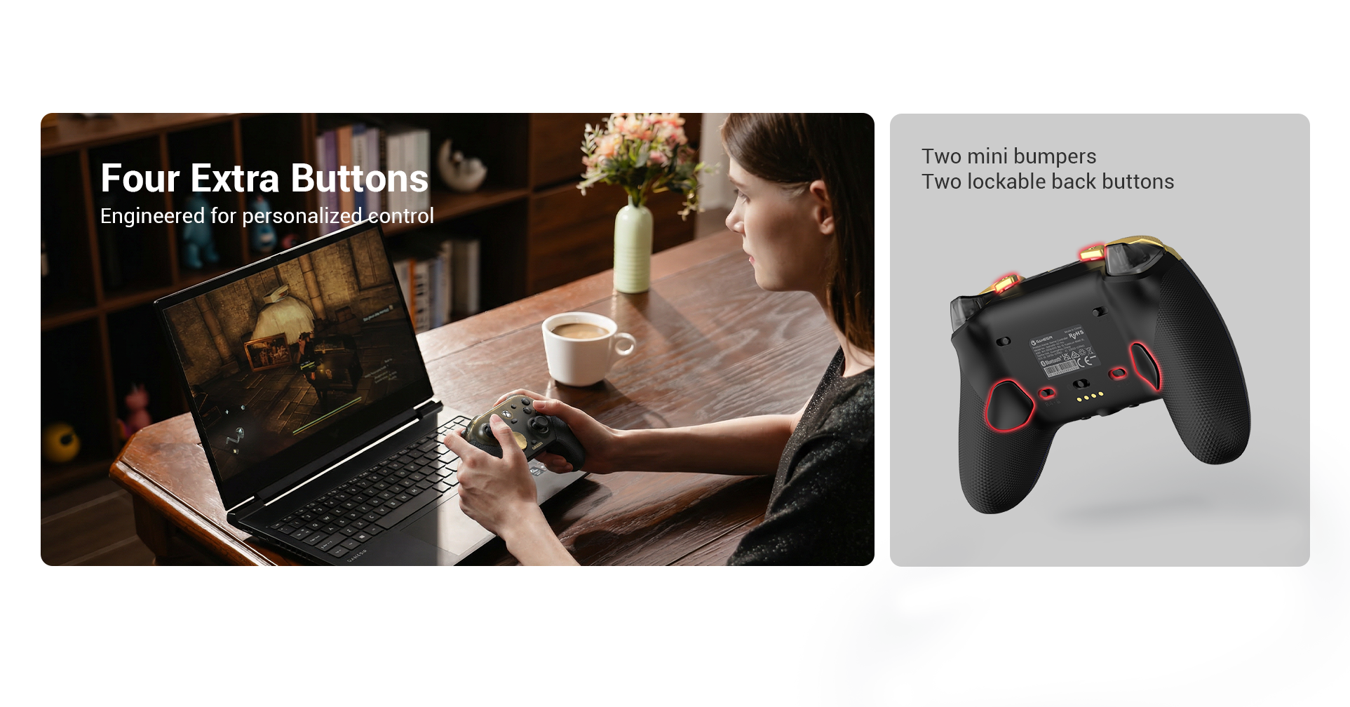 X5 Lite has versatile combo key function