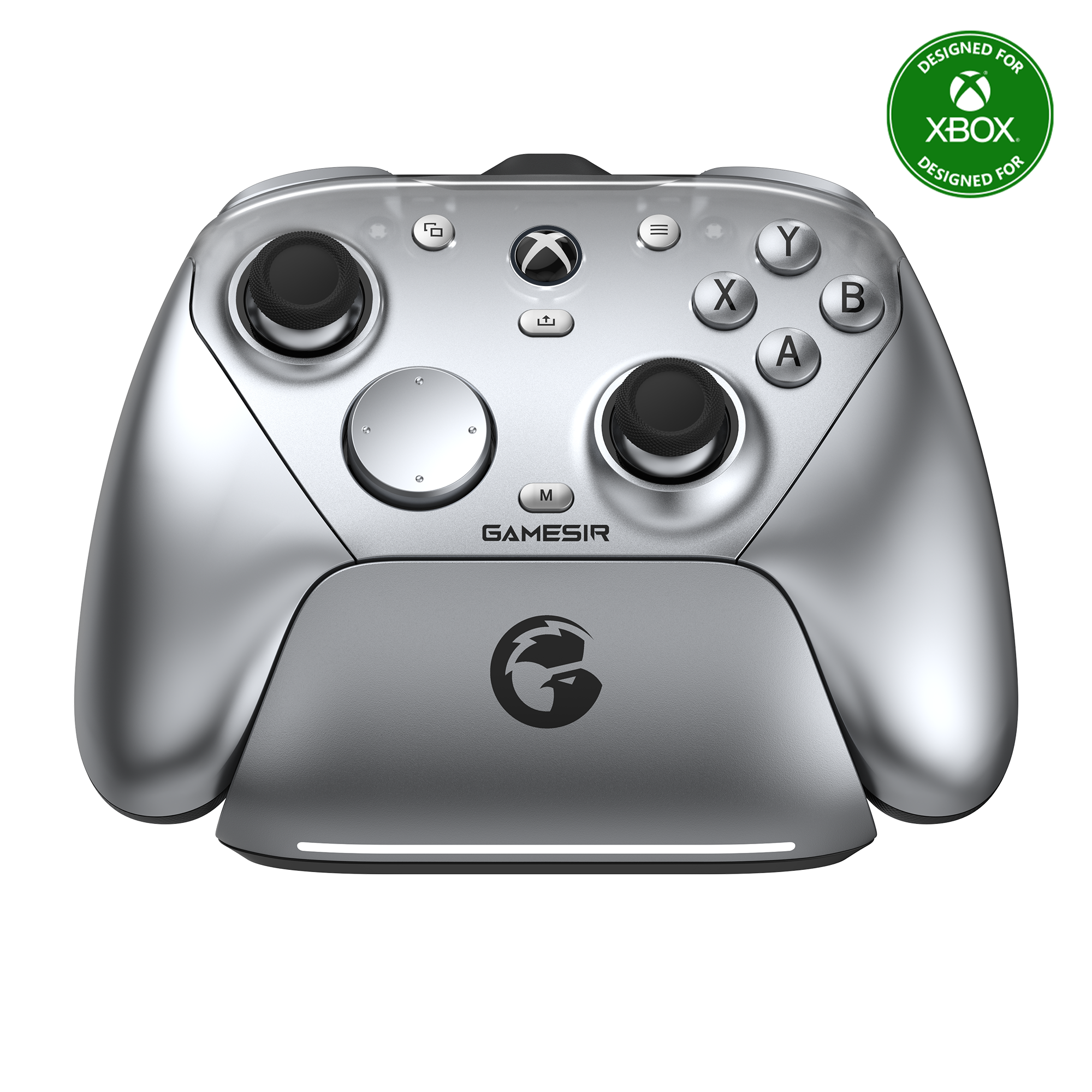 GameSir G7 Pro Tri-Mode Xbox Wired, PC & Mobile Wireless Controller-Metallic Silver