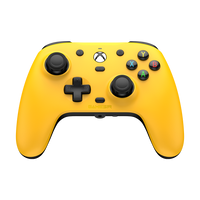 GameSir Magnetic Faceplate yellow controller for G7 Pro series with magnetic design and anti-friction thumbstick rings