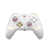 GameSir Cyclone 2 Multiplatform Controller - Phantom White with customizable RGB lighting and Mag-Res TMR Sticks.