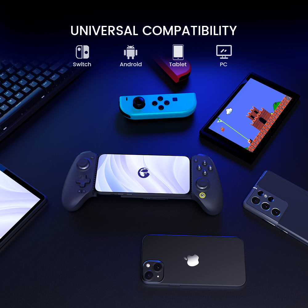 Designed for universal compatibility for Switch, iOS, Android, tablets, and PC