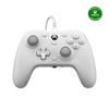 Xbox Wired Controller in White with Hall Effect sticks and e-sport micro switch buttons.