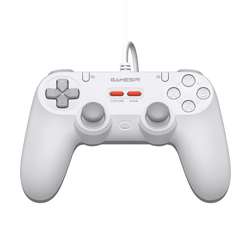 GameSir Tegenaria Lite wired symmetric game controller with retro design and ergonomic features.