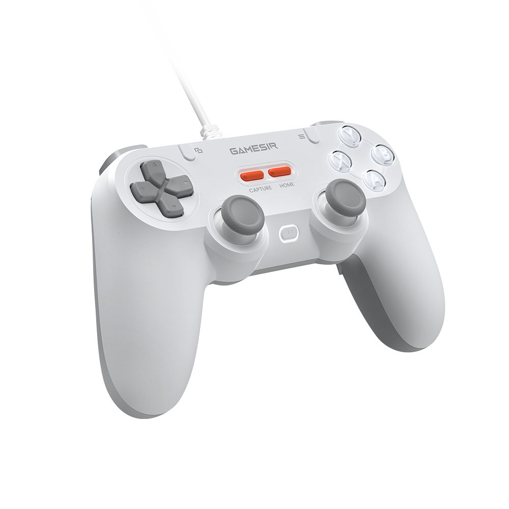 GameSir Tegenaria Lite retro design wired game controller with anti-drift sticks and ergonomic features.