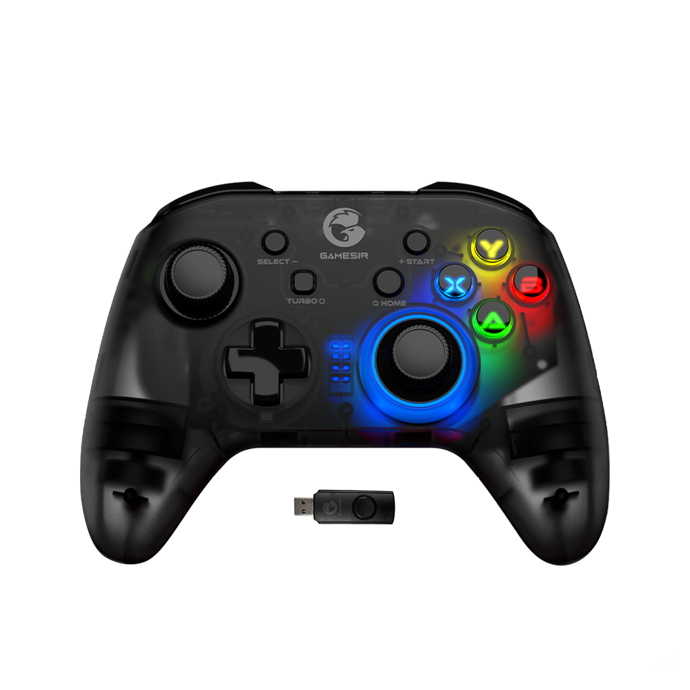 GameSir T4 Pro Multiplatform Controller with LED backlight.