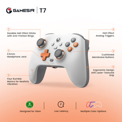 GameSir T7 Xbox Wired Controller - White