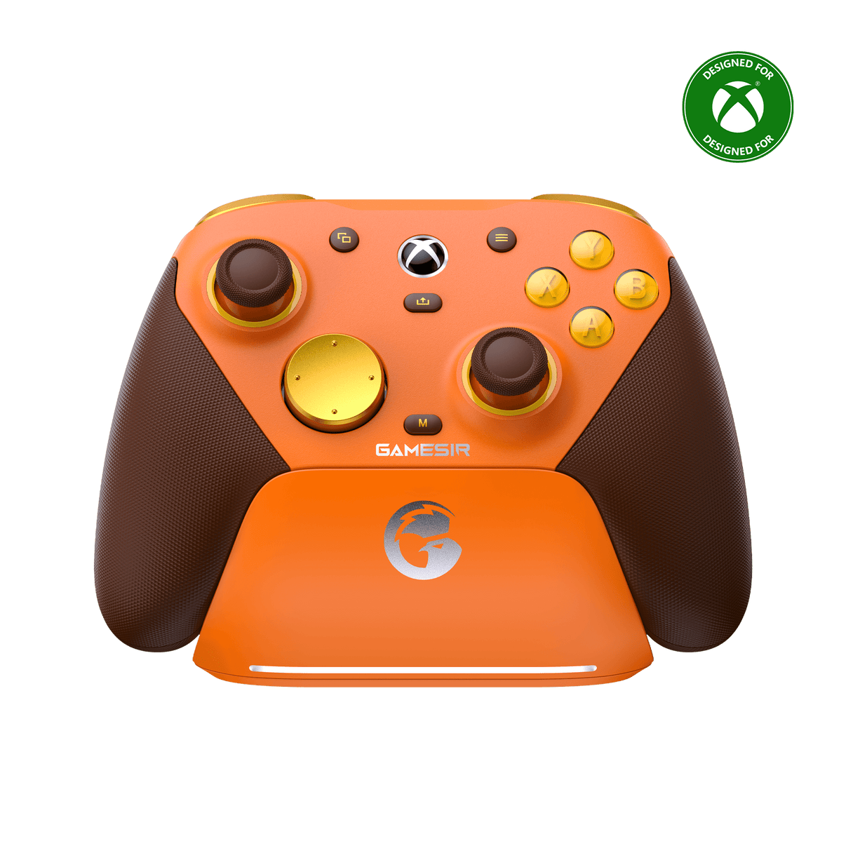 GameSir G7 Pro Tri-Mode Xbox Wired, PC & Mobile Wireless Controller - Amber Flame - GameSir
