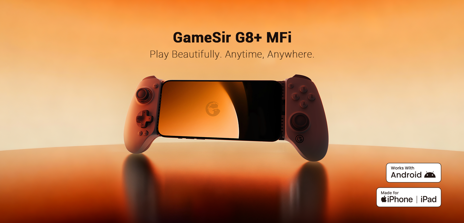 GameSir G8 Plus Bluetooth mobile controller for Switch, iOS, Android, tablets, and PC