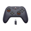 GameSir Nova Lite multiplatform wireless controller with Hall Effect sticks and analog triggers, black with orange accents